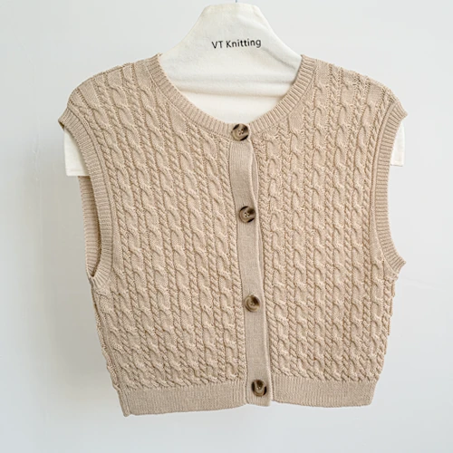 Ladies Long Sleeveless Cardigan Waistcoats